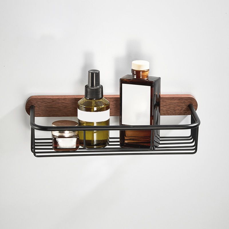 Walnut Bathroom Set Black Metal Bathroom Accessories Hardware Set