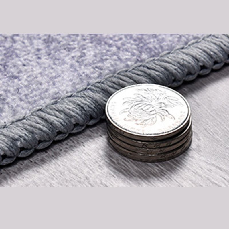 Tapis à imprimé floral de couleur unie