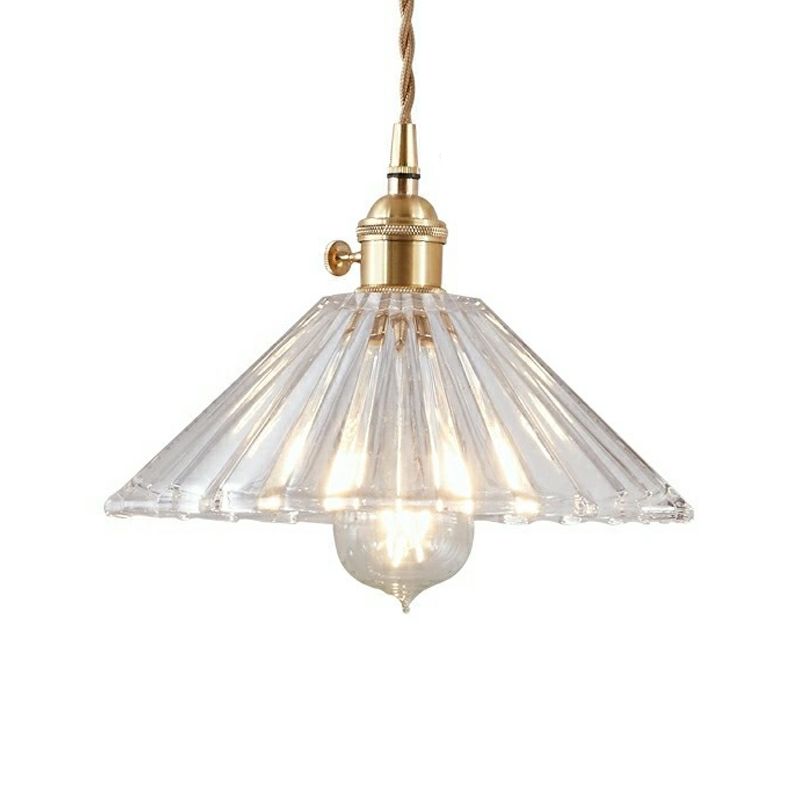 Modern Style Geometric Down Lighting Glass 1 Light Hanging Ceiling Lights