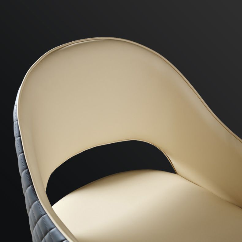 Upholstered Dining Chairs Contemporary Kitchen Chair with Wood Legs