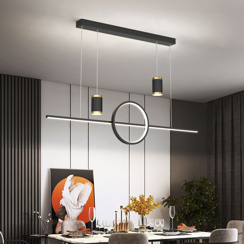Contemporary Kitchen Pendant Lights Linear Chandelier Island Light Fixtures