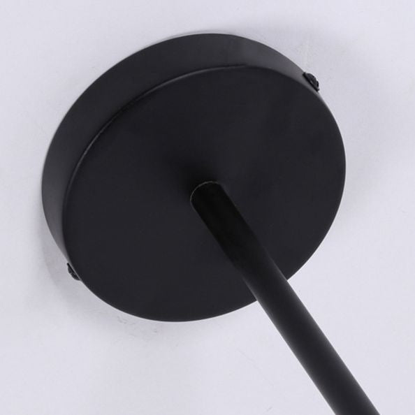 Tambor de tono blanco lámpara colgante de colgantes moderno 1 luz de techo colgante de luz para dormitorio