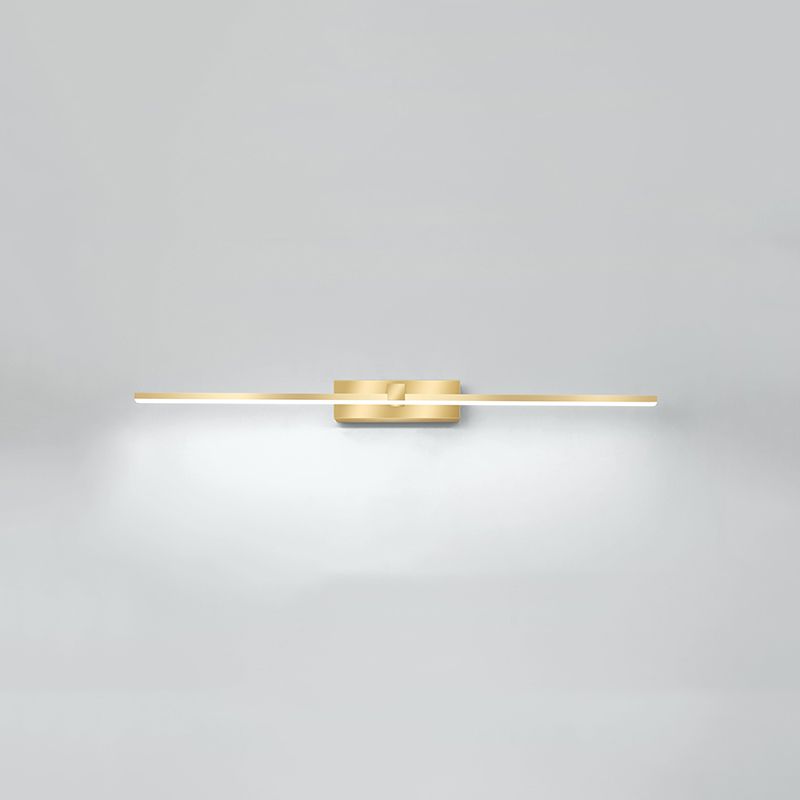 Modern Light Luce Luxury Style Linear Light Montate Vanity Lights Wall Sconce Lighting in Gold Finish