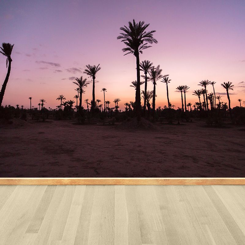 Modern Palm-Trees Landscape Mural Decorative Painting Bedroom Mural Painting