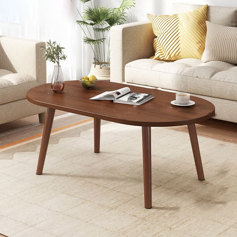 Rectangular Coffee Table with Modern Style Wood in White/wood Color