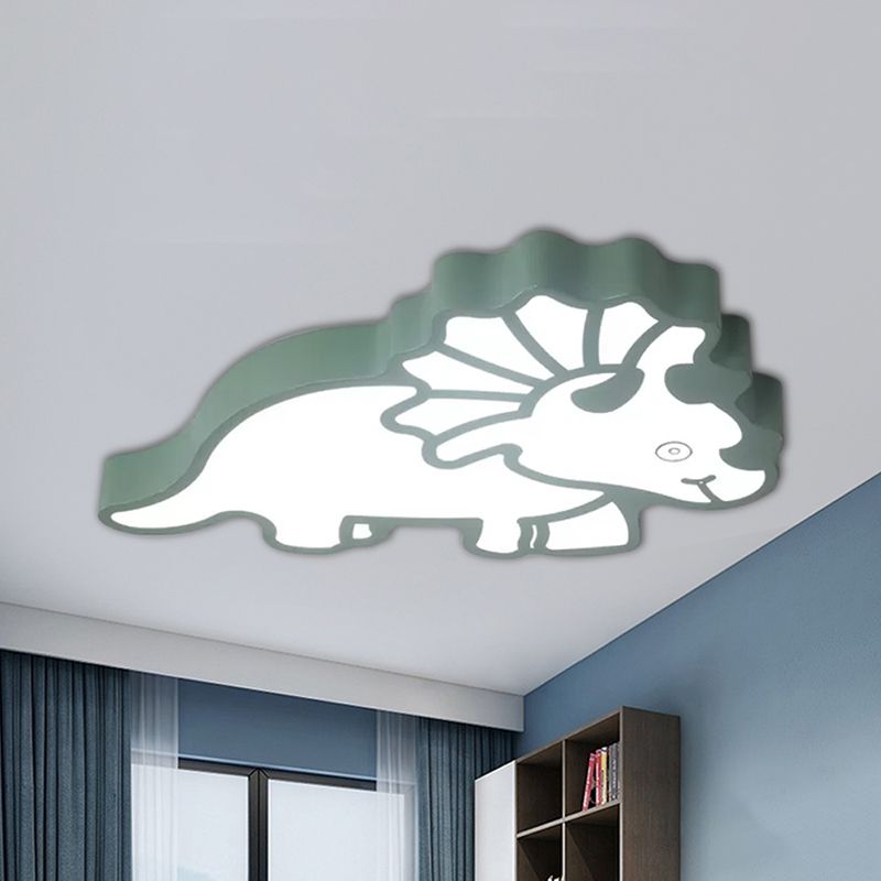 Modern Spinosaurus Ceiling Mount Light Acrylique DEL Ceiling Lamp for Child Bedroom