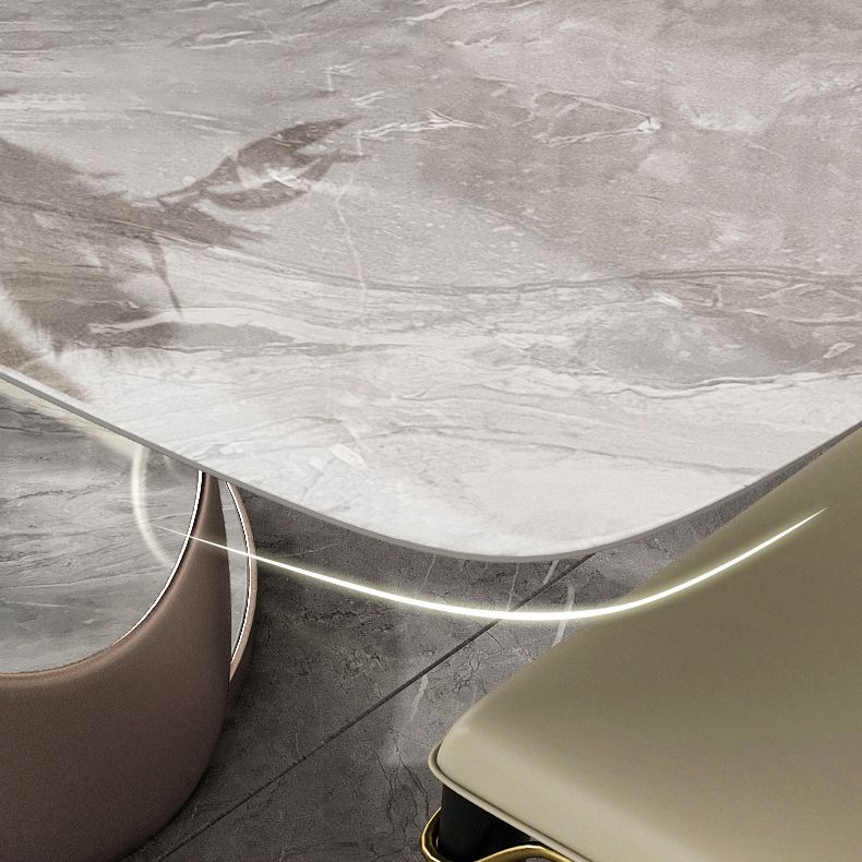 Modern Style Sintered Stone Dining Table with Standard Height Table for Home Use