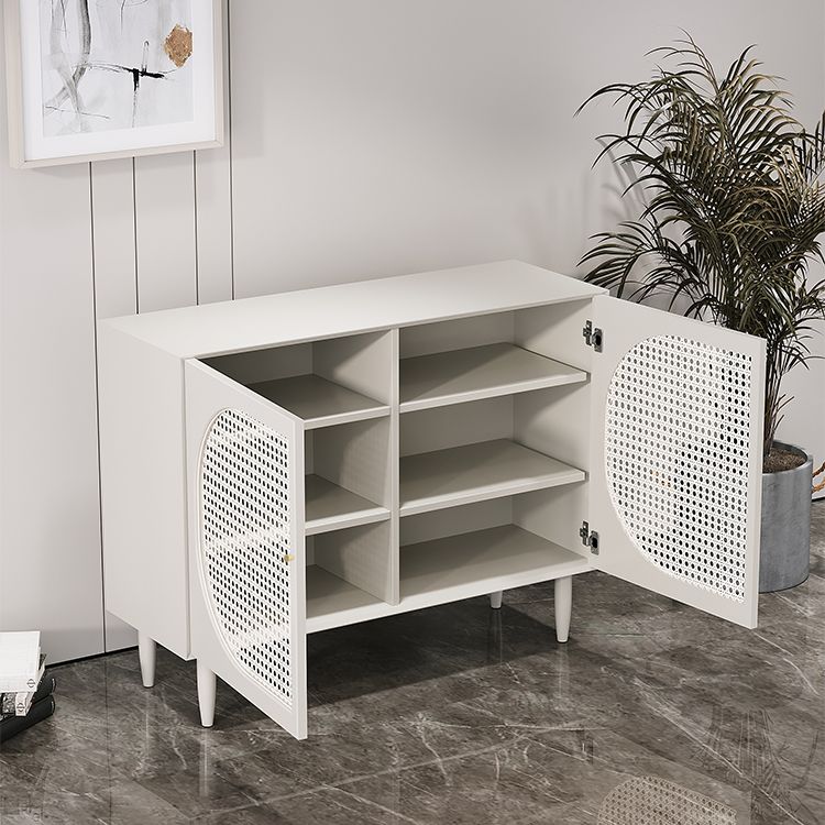 Modern Style Rectangle Side Board 39.4"L Home Wooden Sideboard