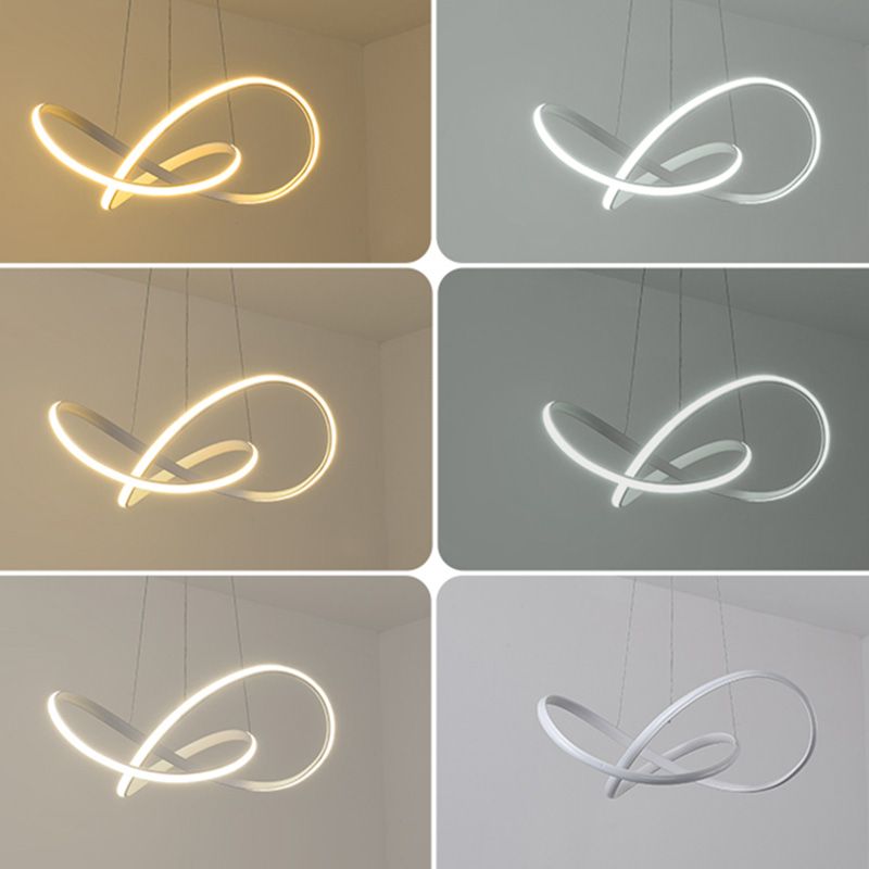 2 colori opzionali in atto opzionale lampadario moderno sospeso per la camera da letto del soggiorno