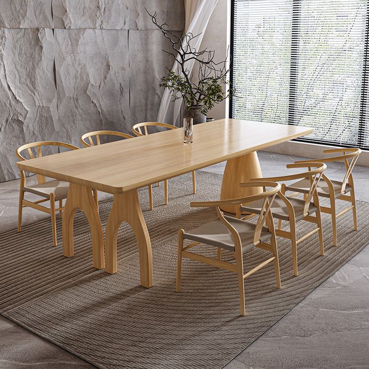 Industrial Solid Wood Dining Table Set 1/2/7 Pieces Dining Set