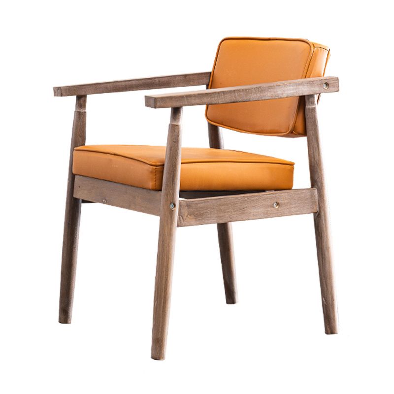 Chaise de salle à manger carrée en cuir contemporaine Open Danding Dining Sicater