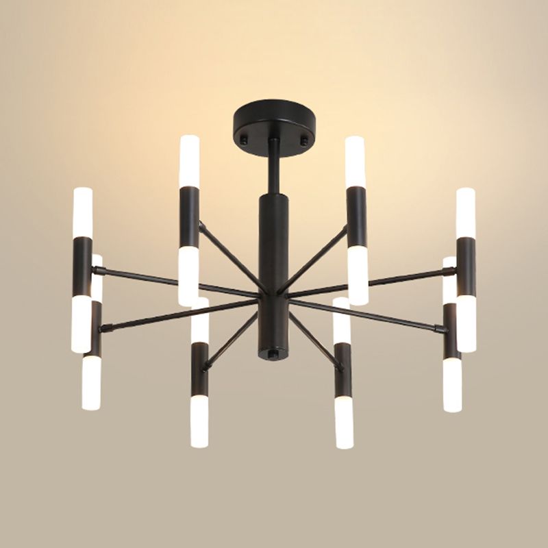 Postmoderne Deckenkrautmesser Multi-Light-Metall-Acrylhänge-Lampe Kit