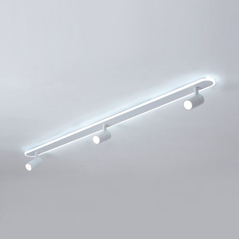 Style moderne de forme cylindrique plafonnier métal Mélac