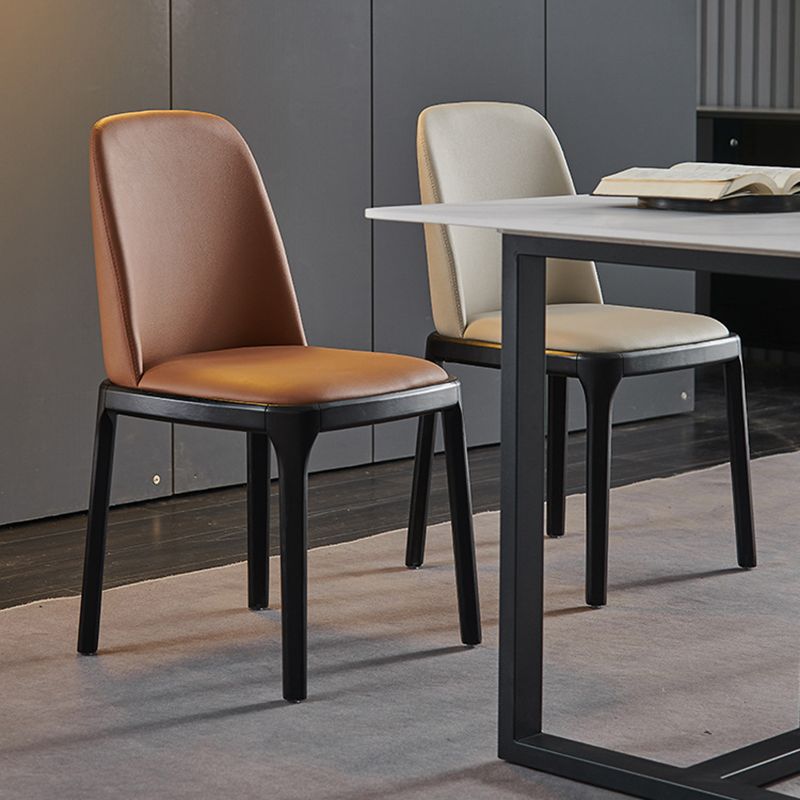 Parsons Upholstered Dining Chair Industrial Home Dining Room Chair