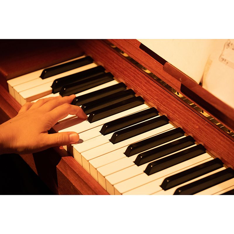 Living Room Mural Piano Photography Decorative Environment Friendly Mural