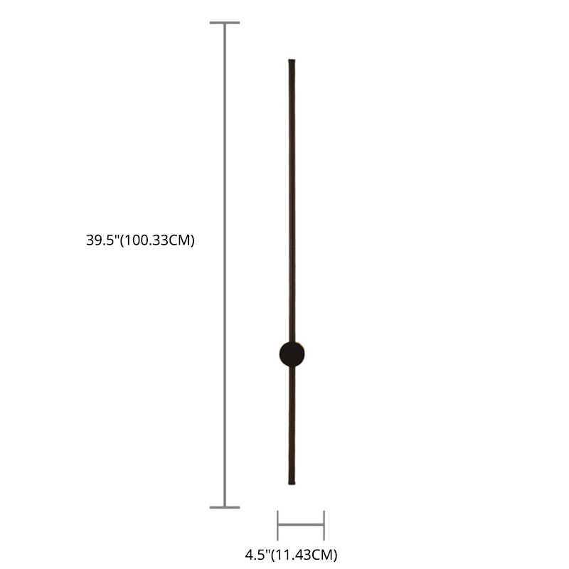 Moderne minimalistische stijl lineaire LED -wand gemonteerd verlichtingsarmatuur aluminium wand sconce verlichting voor woonkamer