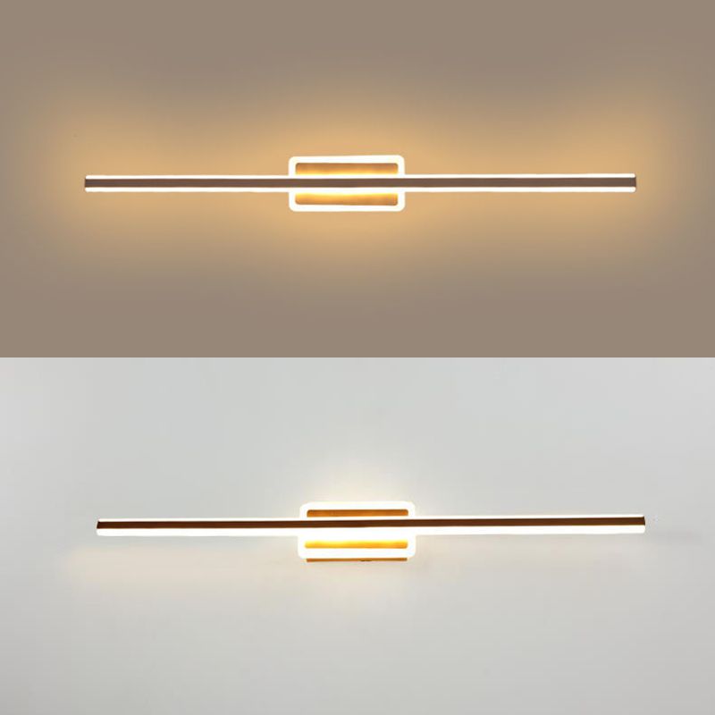 Luminaires d'éclairage de vanité de style moderne lampes murales à LED en aluminium
