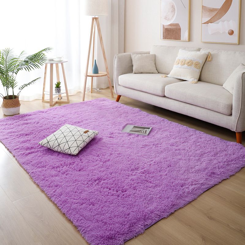 Simple Gradual Change Rug Polyester Modern Rug Stain Resistant Rug for Drawing Room