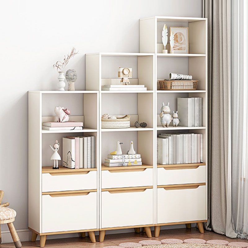 Contemporary Rectangle Standard Chest with Drawer Wood Cutouts