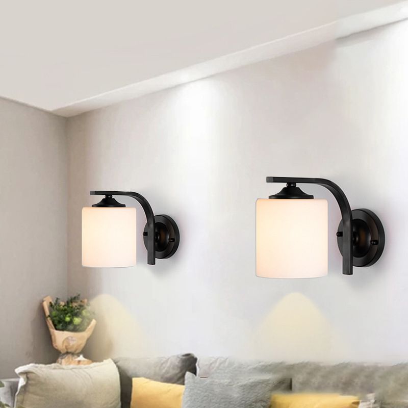 1-Licht-Halbzylinder Wandleuchte modern