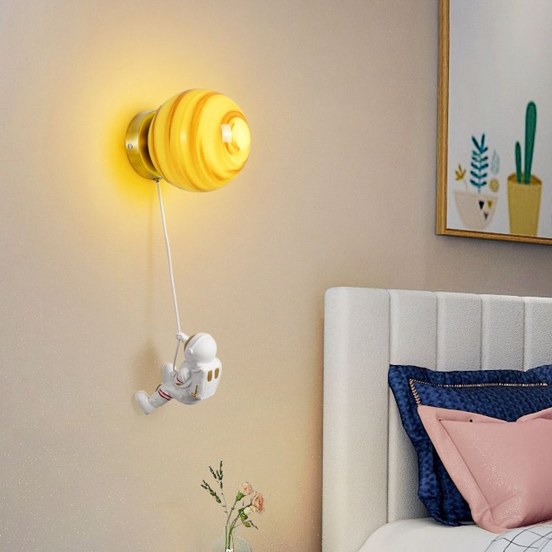 Children Polish Finish Lighting Flush Mount Wall Light for Foyer
