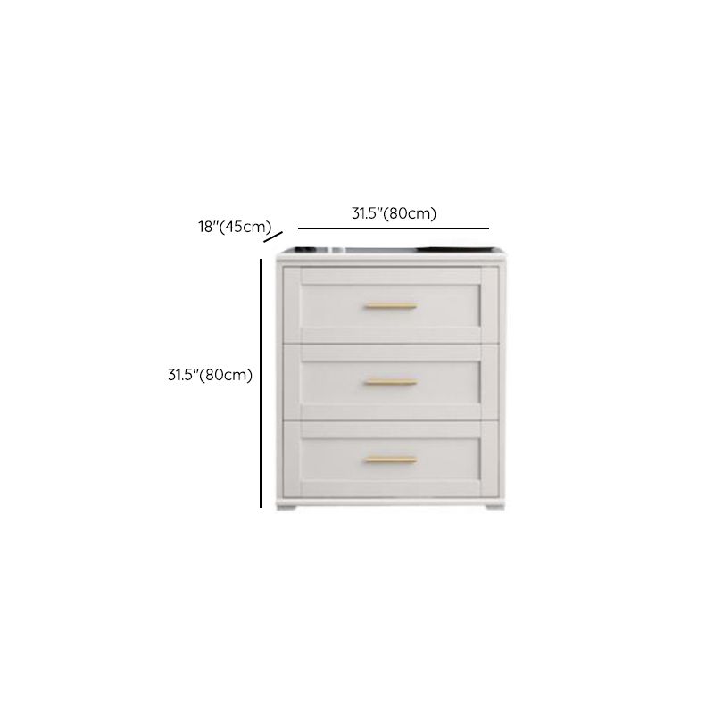Classic Glam Storage Chest Solid Wood Storage Chest Dresser , 17.55 Inch Width