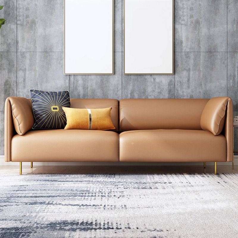 Kissen-Top Arm-Sofa Modernismus Kunstleder 28,35-Zoll hohes Sofa