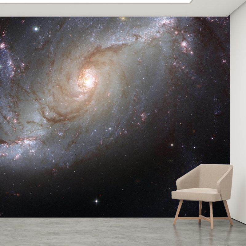 Mildew Resistant Wall Cosmic Galaxy Wallpaper Indoor Wall Mural
