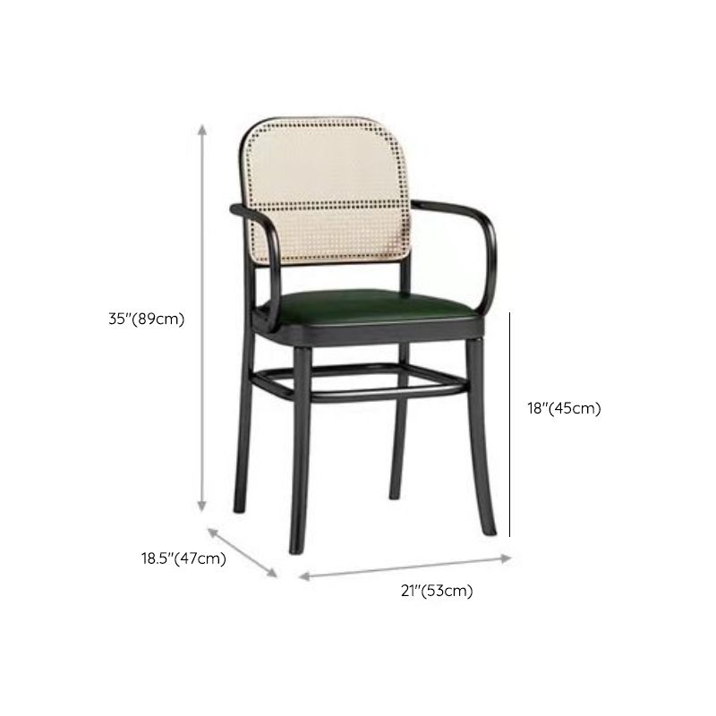 Contemporary Metal Kitchen Dining Side Chair Open Back Dining Side Chair
