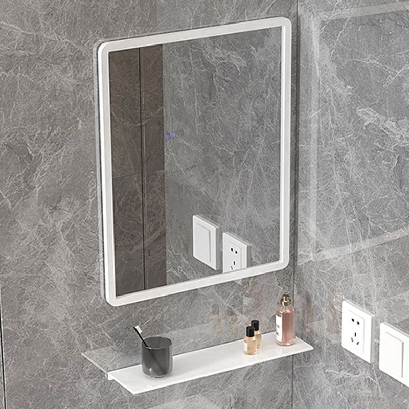 Bathroom Sink White Ceramic Wall-mounted Mirror Faucet Anti-spill Sink