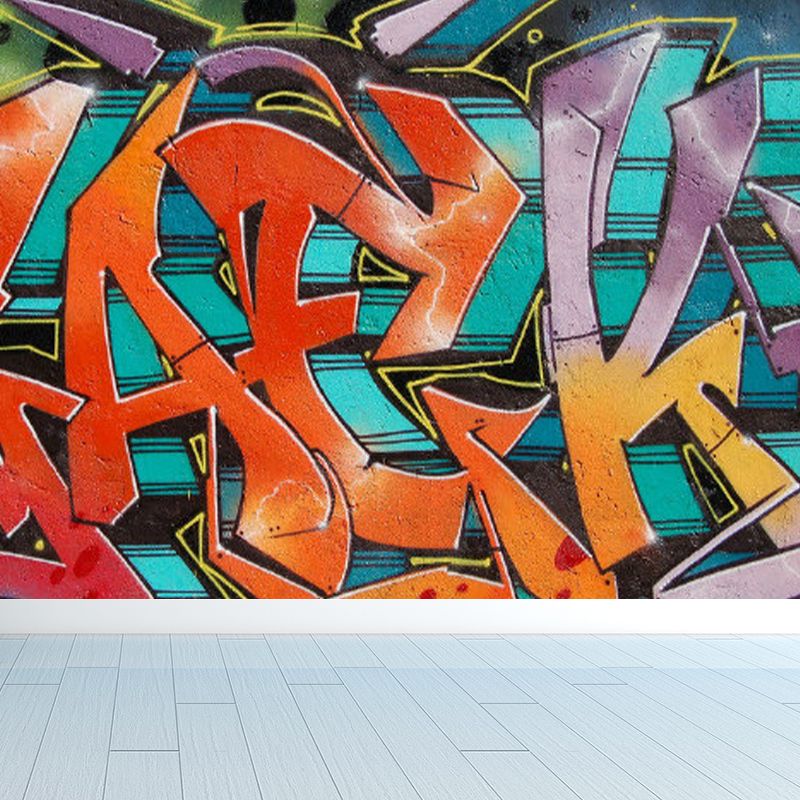 Non-Woven Decorative Wall Mural Modern Fashionable Pattern Wall Covering, Custom Printed