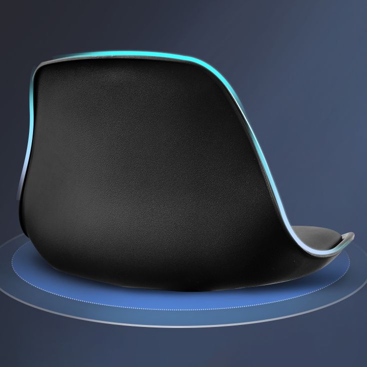 Metal Contemporary Kitchen Dining Room Armless Stool Adjustable Height Barstool