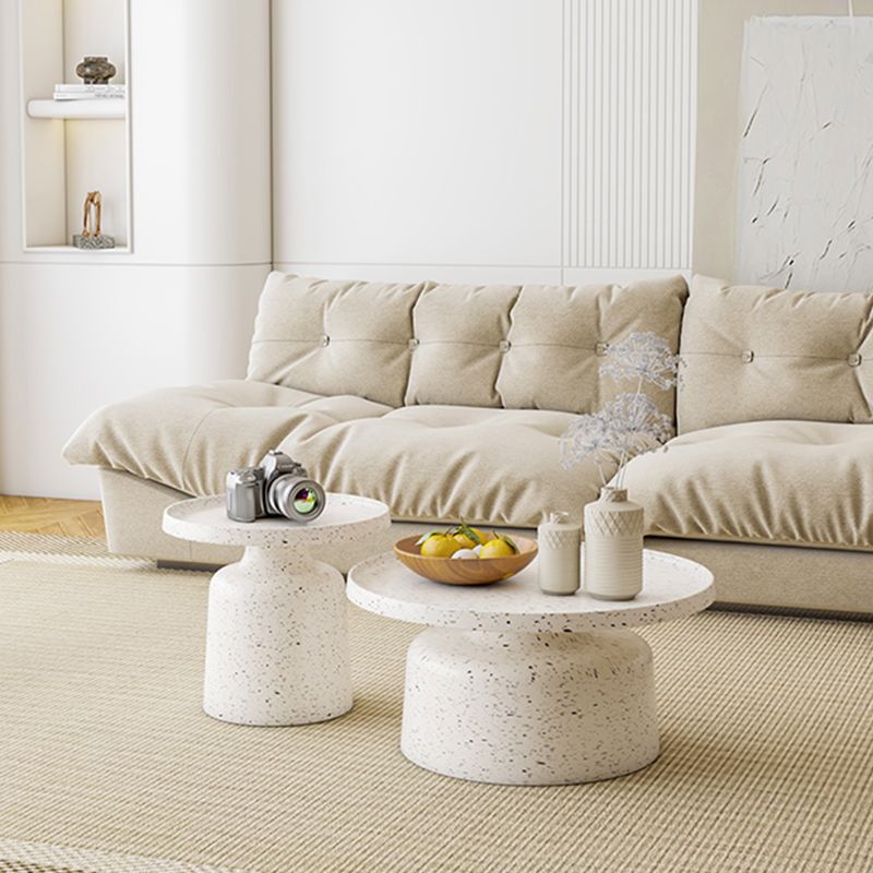 Pedestal Coffee Table Contemporary Tray Top Coffee Cocktail Table