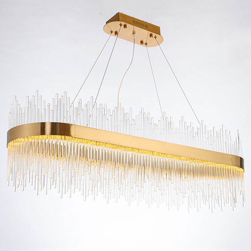 Moderna isla Pense de iluminación de cristal Restaurante Luz de restaurante Luz interior