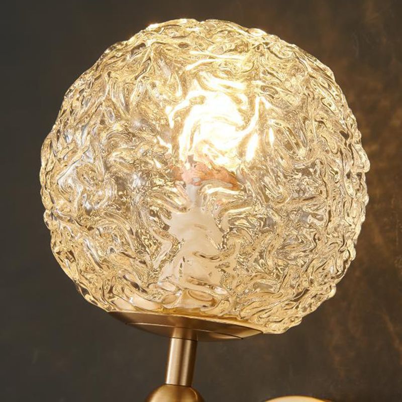 Modern Wall Light Sconce Creative Glass Wall Light Fixture for Bedroom
