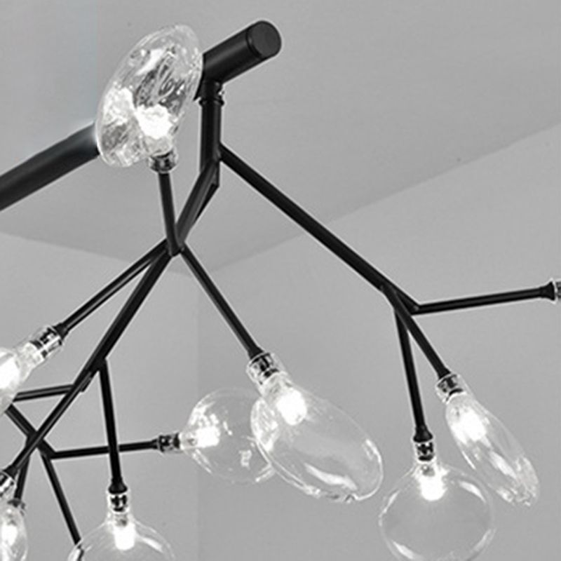 Contemporary Dining Room Lighting 27-Light Sputnik Island Lamp