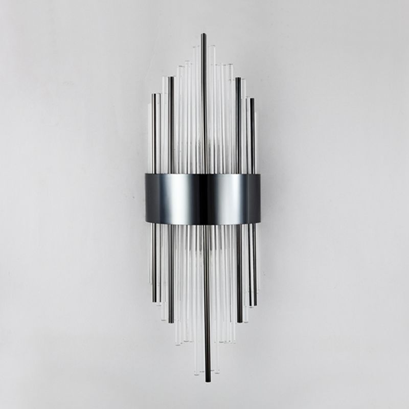 Kristal gearceerde muur sconce verlichting hedendaagse stijl muur gemonteerd verlichtingsarmatuur