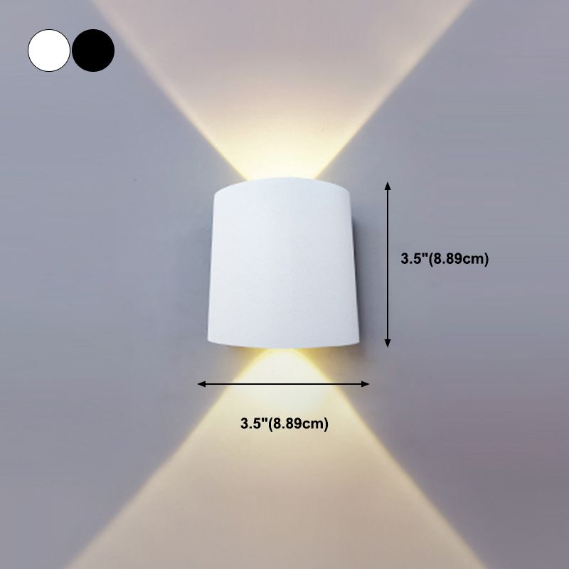 Contemporary Style Rectangle Wall Lights Metal Wall Mount Lights