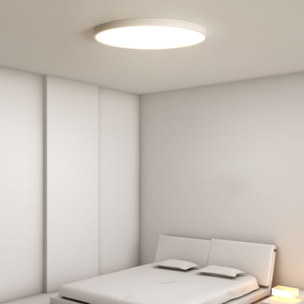LED Flush Mount Lighting Post Modern White Ceiling Light for Foyer