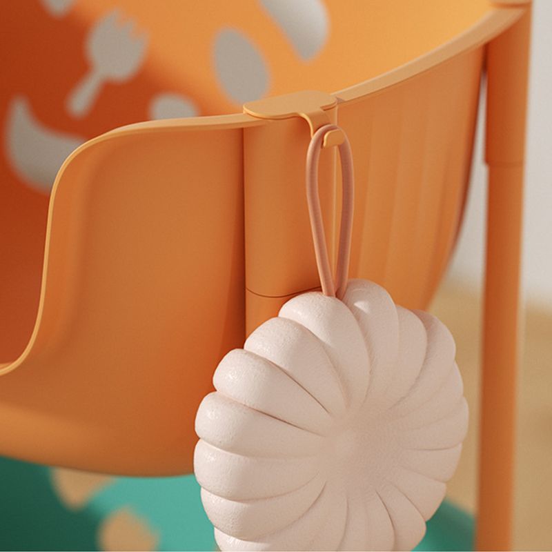 Contemporary Plastic Bookcase Standard Open Back Bookshelf with Shelves