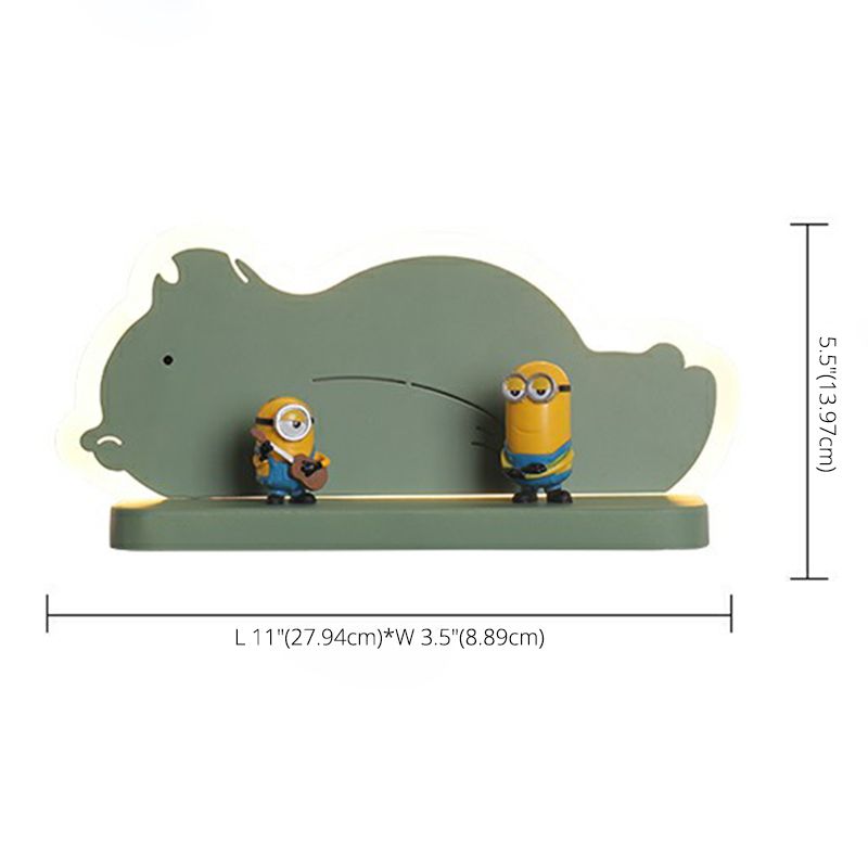 Cartoon Shape Sconce Light Fixture Creative Acrylic 1 Light Sconces