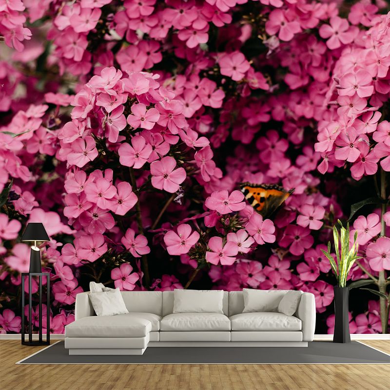 Beautiful Flowers Wallpaper Mural Eco-friendly Wall Decor for Living Room