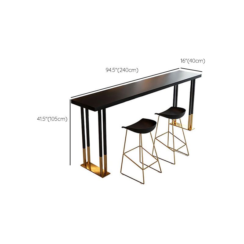 Glam Table and Stool 1/2/3/5 Pieces Solid Wood Pub Table Set