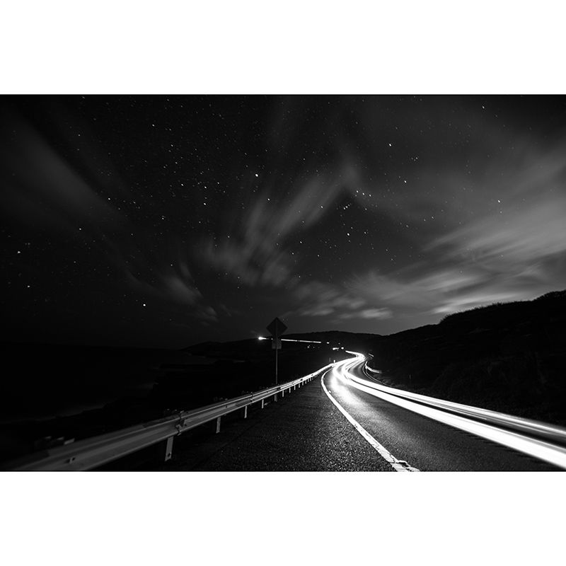 Highway Photography Mural Wallpaper Environment Friendly Living Room Wall Mural