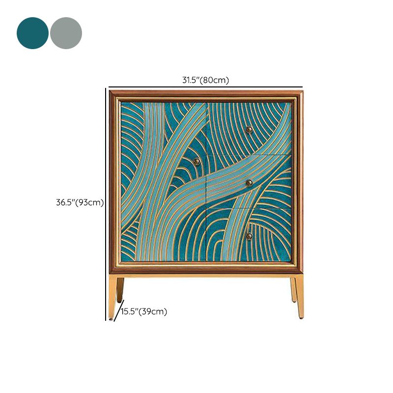 Classic Glam Lingerie Chest Wood Storage Chest with Drawers for Bedroom