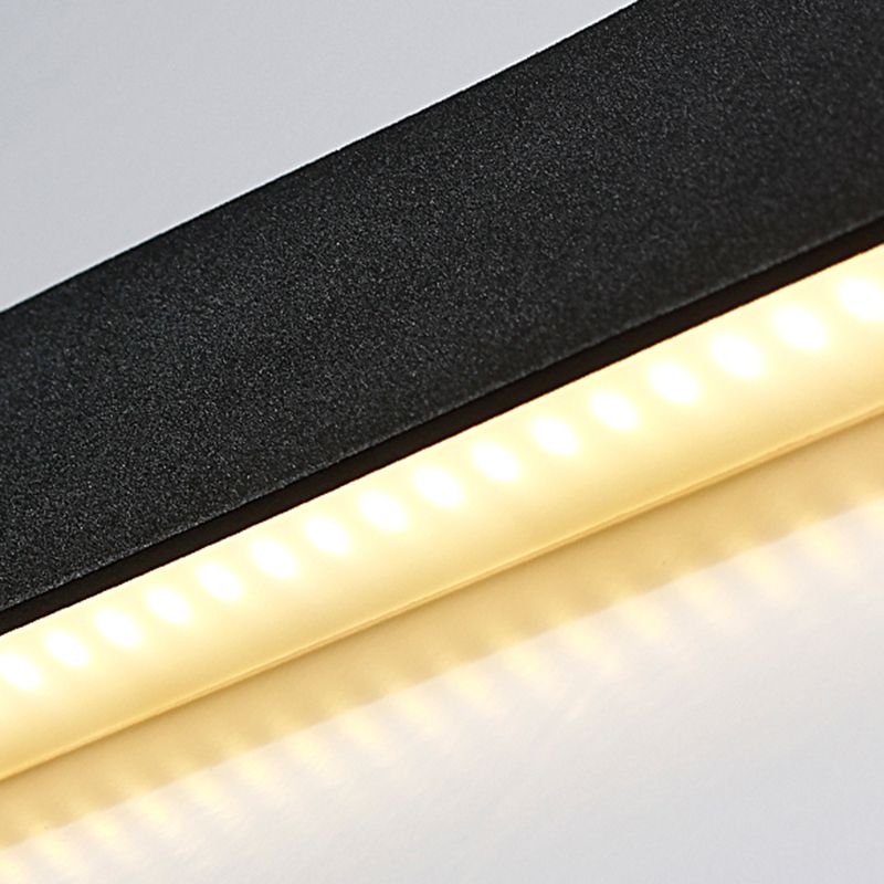 Strip Shape Wall Mount Light Modern LED Wall Sconce Light with Acrylic Shade for Aisle