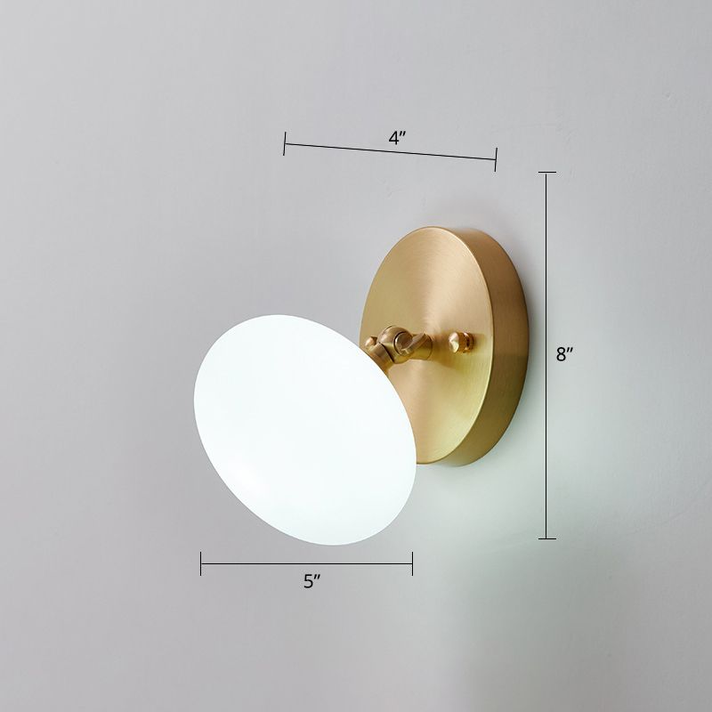 Kleine corridor Roteerbare wand SCONCE GLAS