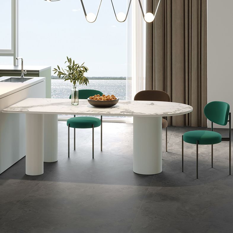 Massivholz zeitgenössische Freiform Esstisch Sintersteiner Tisch für Esszimmer und Küche