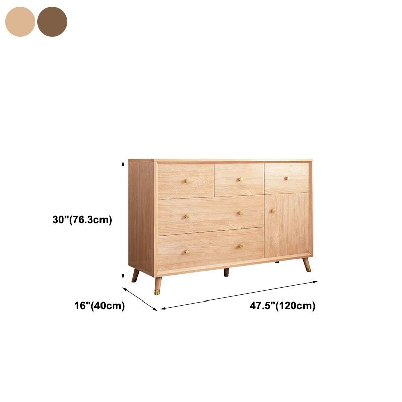 Contemporary Engineer Wood Dresser Bedroom Storage Chest with Drawer