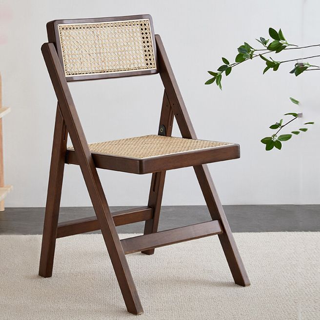 Contemporary Home Armless Solid Wood King Louis Back Dining Chair